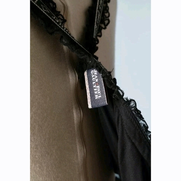 2000's RARE Vintage Jean Paul Gaultier La Sensualite Black Tulle Dress US 10-12 - Picture 6 of 8